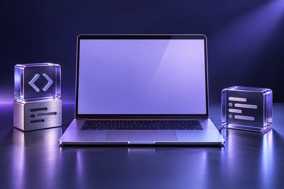 Laptop and modular code blocks